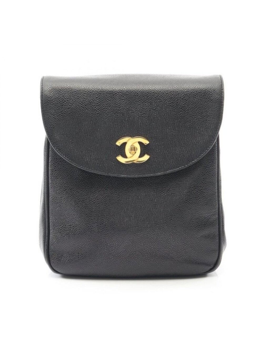 Chanel Rucksack Sac Backpack Black Caviar Leather